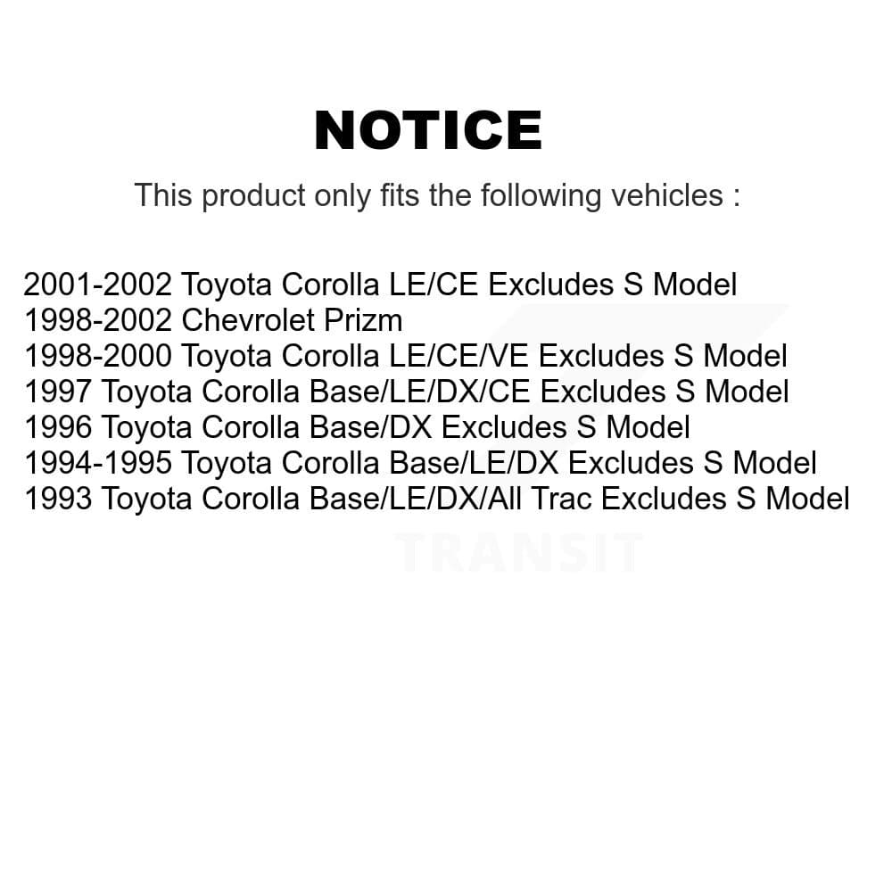 Transit Auto - K78M-100357 - Front and Rear Suspension Strut and Coil Spring Assembly Kits image 2