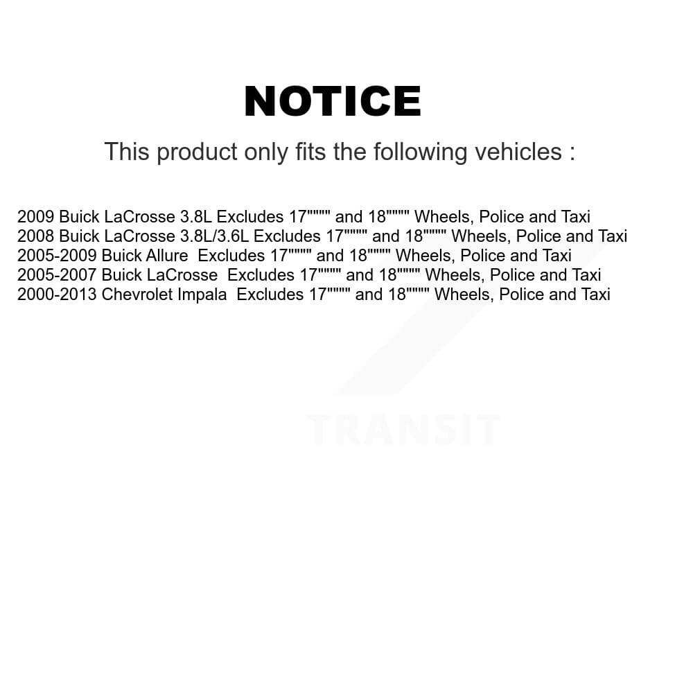 Transit Auto - K78M-100381 - Front and Rear Suspension Strut and Coil Spring Assembly Kits image 2