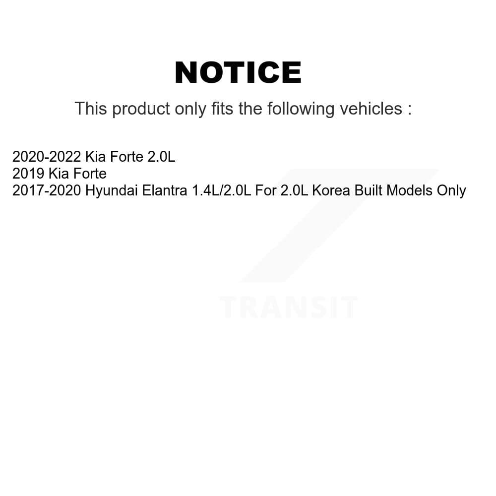 Transit Auto - K78M-100445 - Front and Rear Suspension Strut and Coil Spring Assembly Kits image 2
