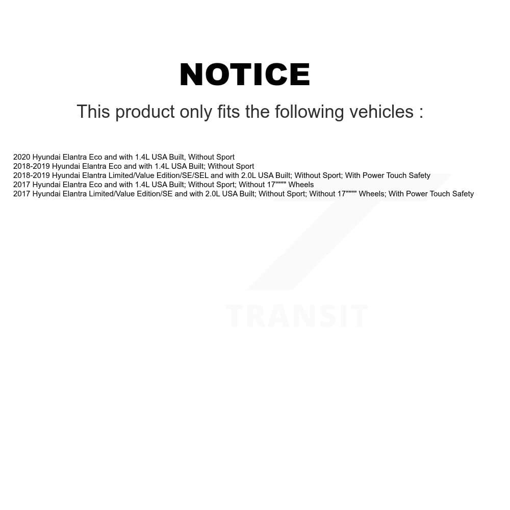 Transit Auto - K78M-100469 - Front and Rear Suspension Strut and Coil Spring Assembly Kits image 2