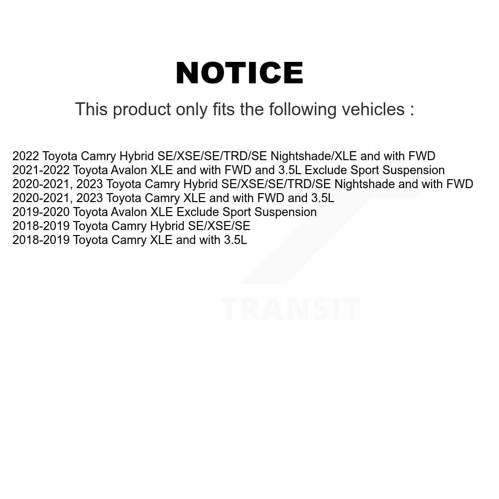 Transit Auto - K78M-100471 - Front and Rear Suspension Strut and Coil Spring Assembly Kits image 2