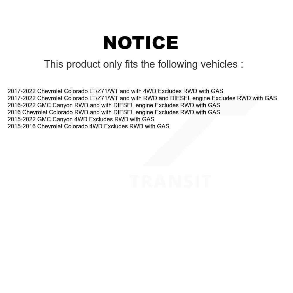 Transit Auto - K78M-100526 - Front and Rear Suspension Strut and Coil Spring Assembly Kits image 2