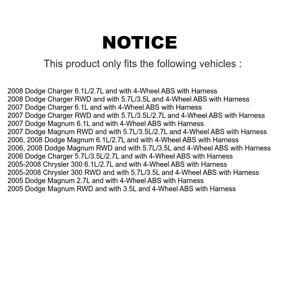 Kugel - K7S-100722 - Rear Wheel Bearing and Hub Assembly Kits image 11