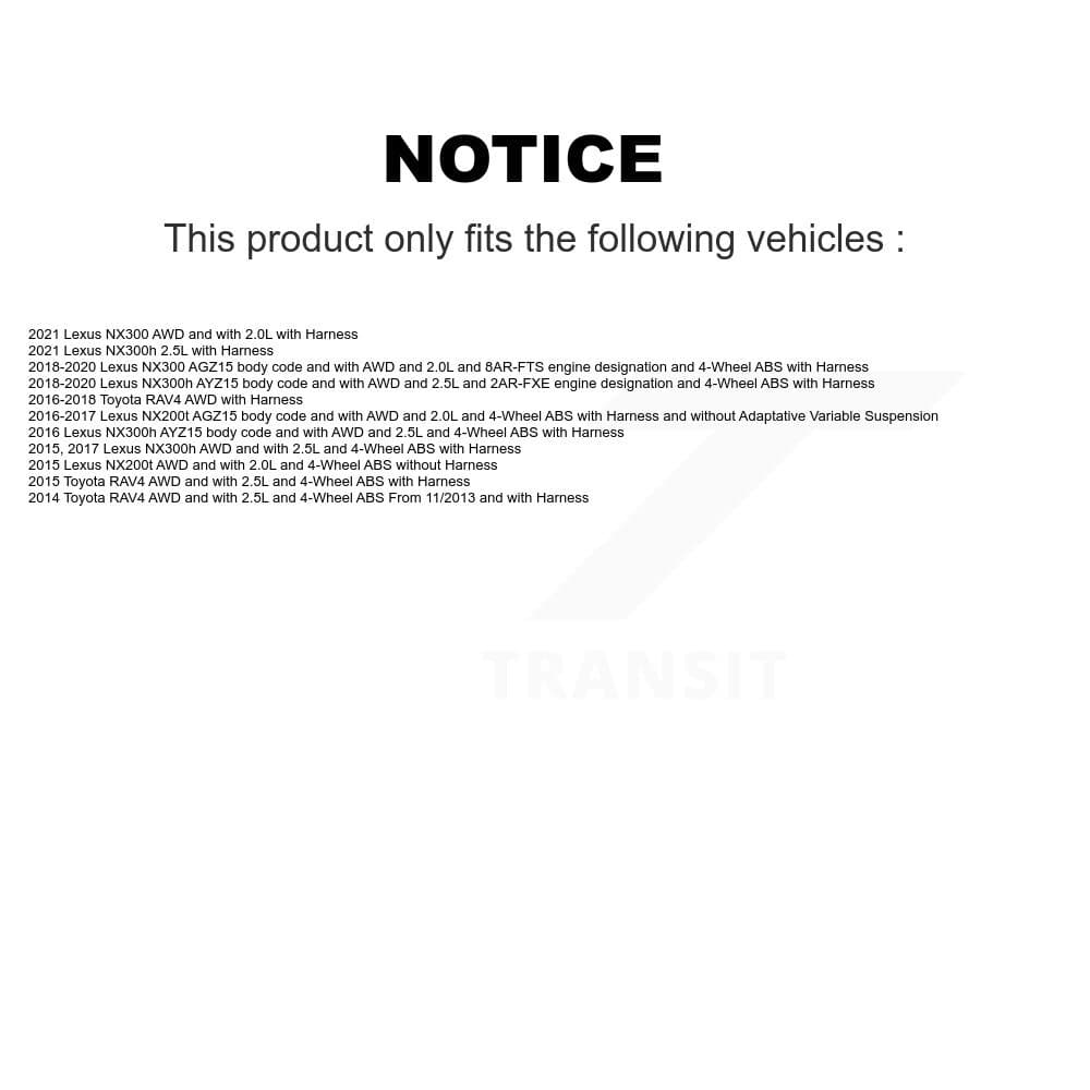 Kugel - K7S-100758 - Rear Wheel Bearing and Hub Assembly Kits image 11