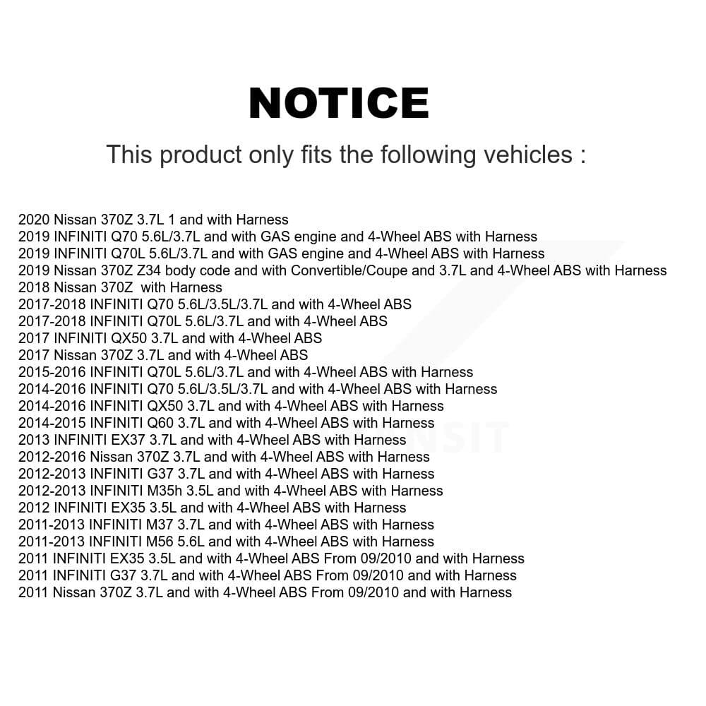 Kugel - K7S-100883 - Rear Wheel Bearing and Hub Assembly Kits image 11