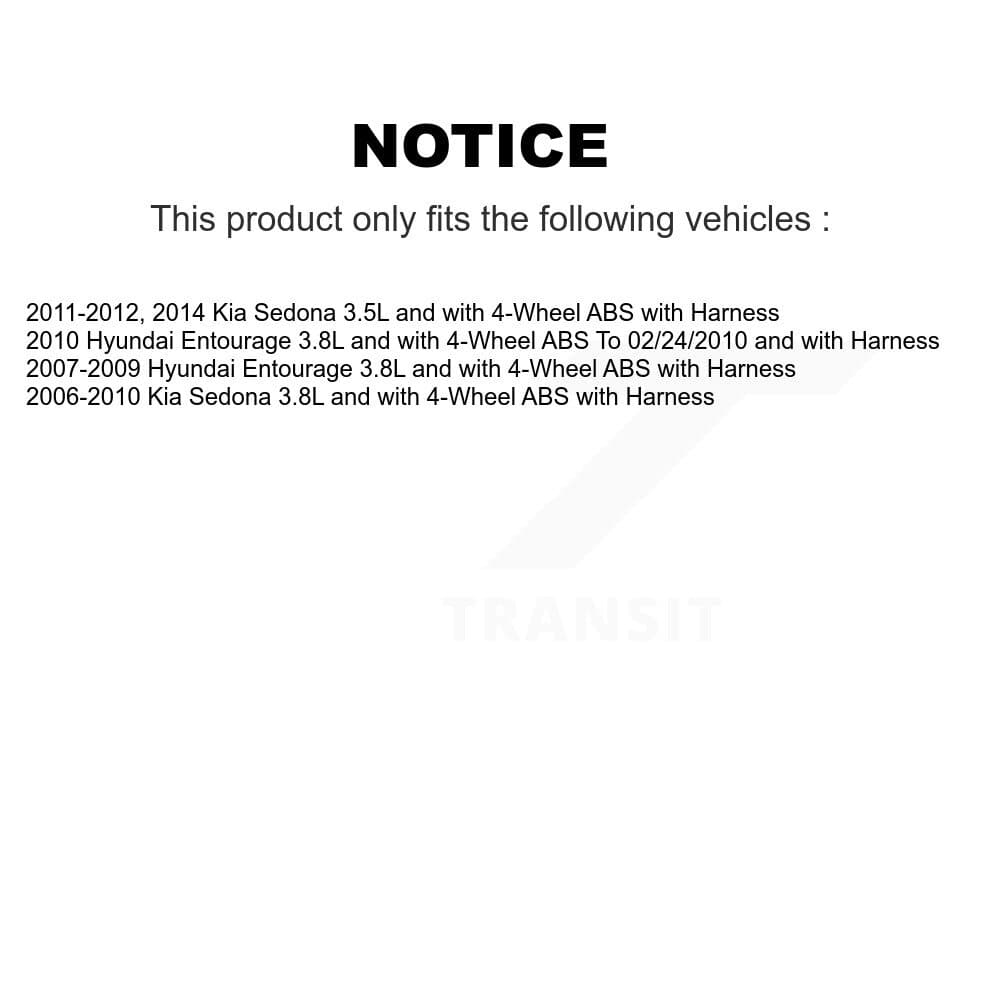 Kugel - K7S-101030 - Rear Wheel Bearing and Hub Assembly Kits image 11
