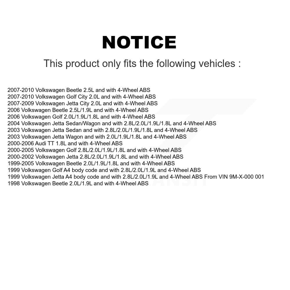Kugel - K7S-101643 - Rear Wheel Bearing and Hub Assembly Kits image 11