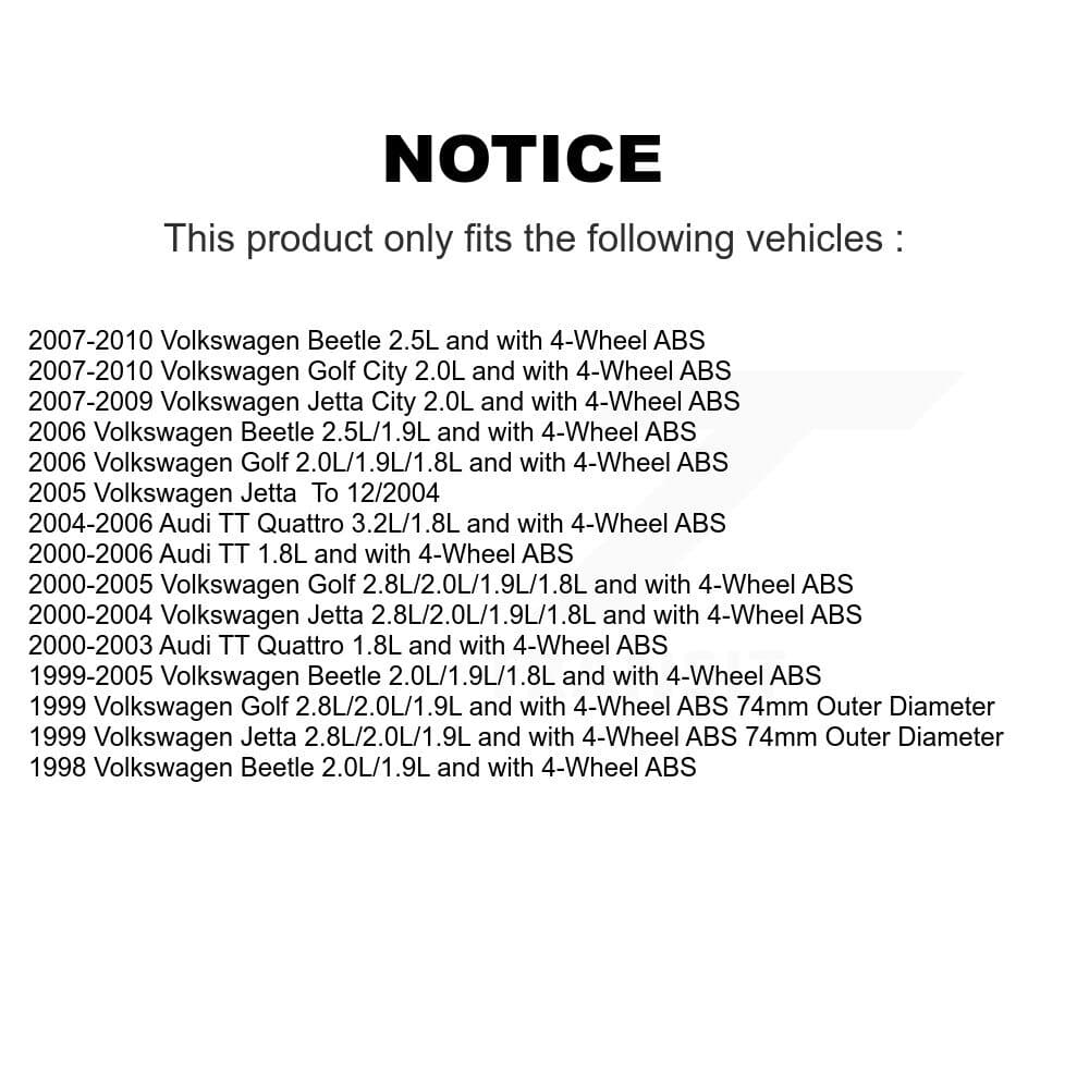 Kugel - K7S-102100 - Front Wheel Bearing Kits image 10