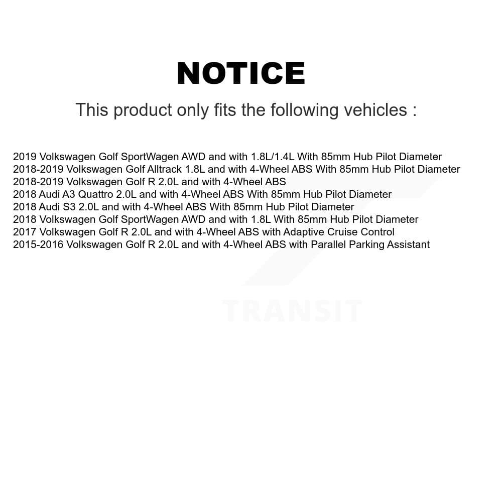 Kugel - K7S-102801 - Front and Rear Wheel Bearing and Hub Assembly Kits image 11