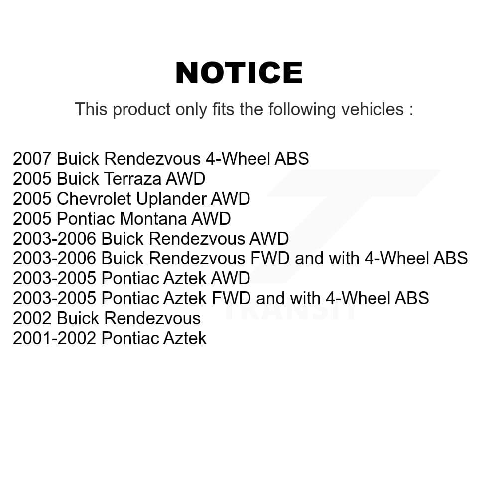 Transit Auto - K7T-101533 - Front Right Wheel Bearing and Hub Assembly Kits image 11