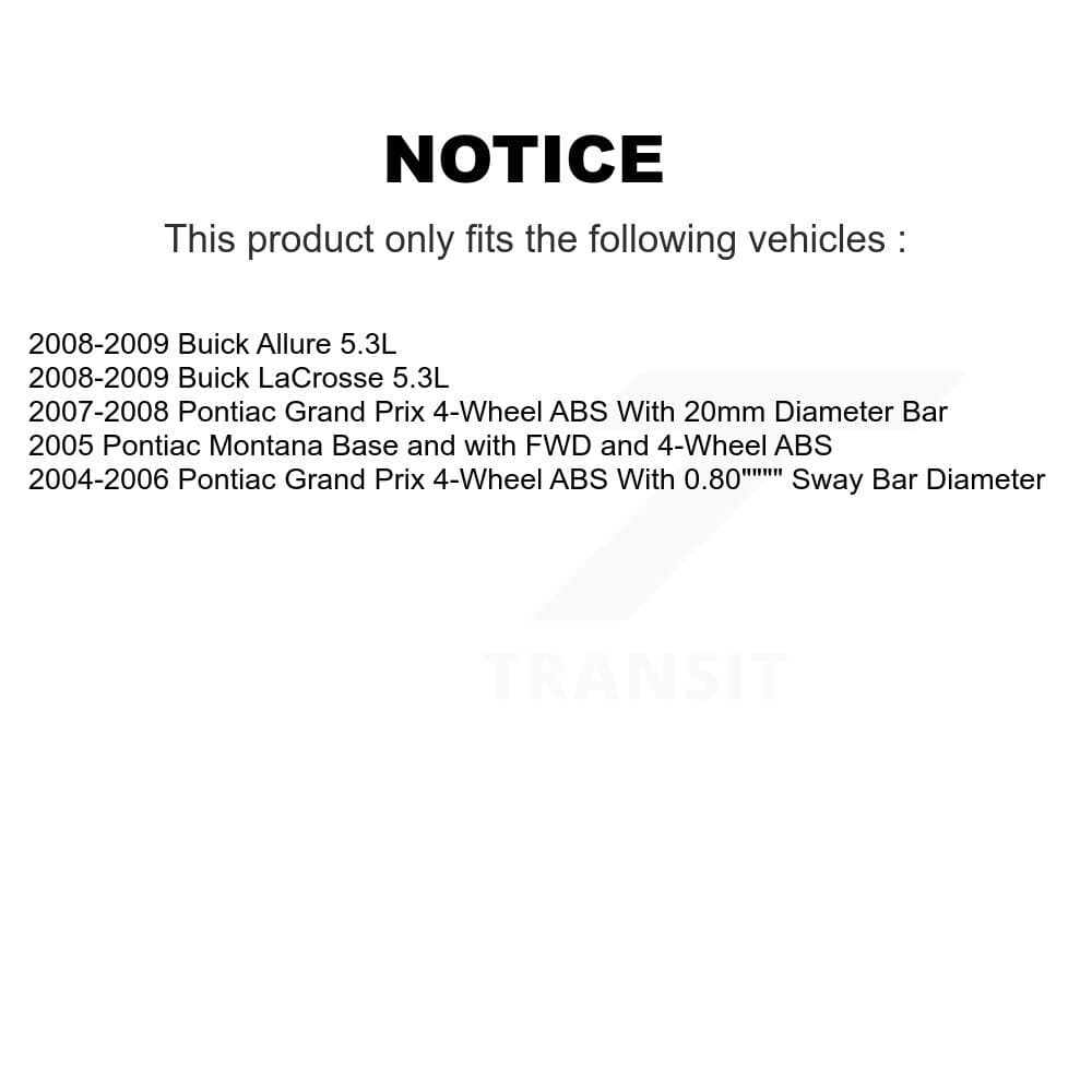 Transit Auto - K7T-101538 - Front Right Wheel Bearing and Hub Assembly Kits image 11