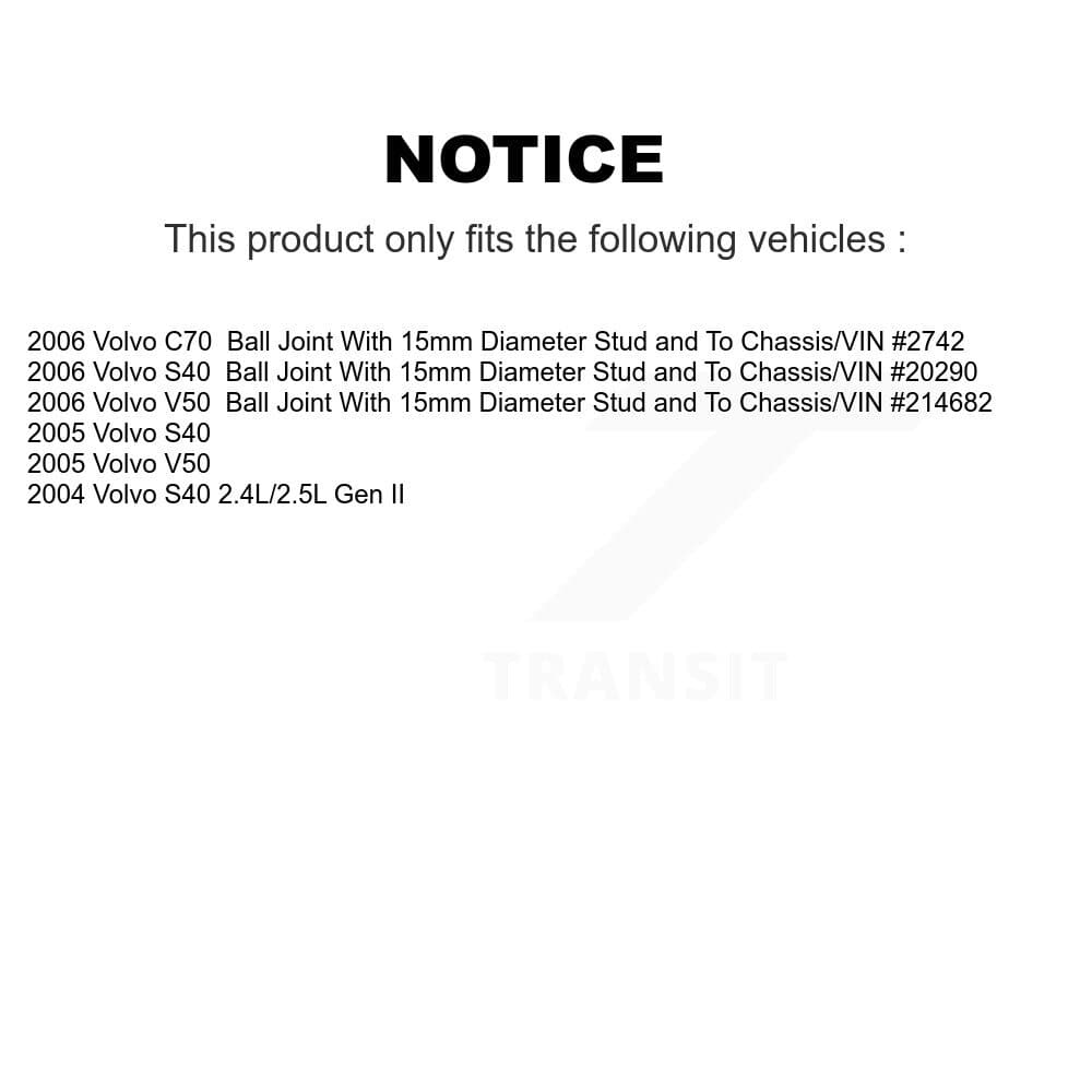 Transit Auto - K7T-101572 - Front Right Wheel Bearing and Hub Assembly Kits image 11