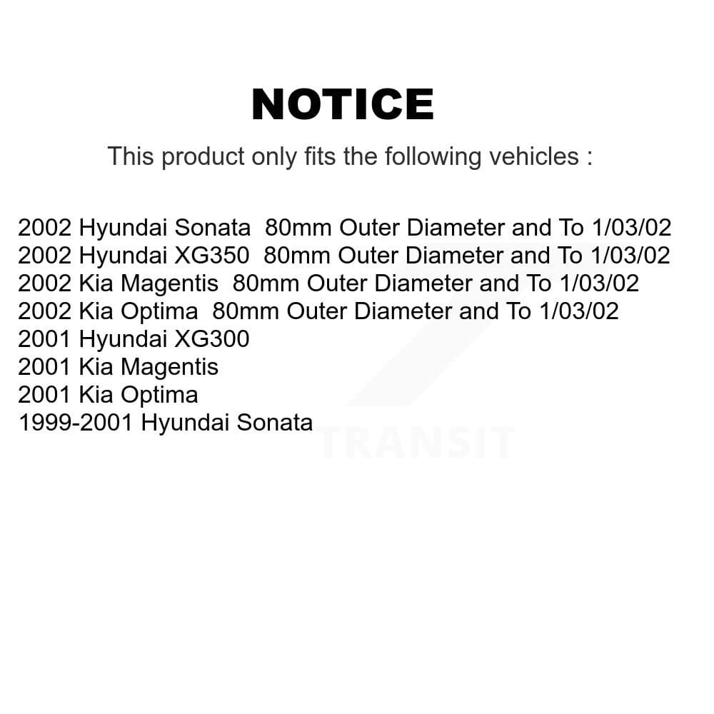 Transit Auto - K7T-102675 - Front Left Wheel Bearing Kits image 10