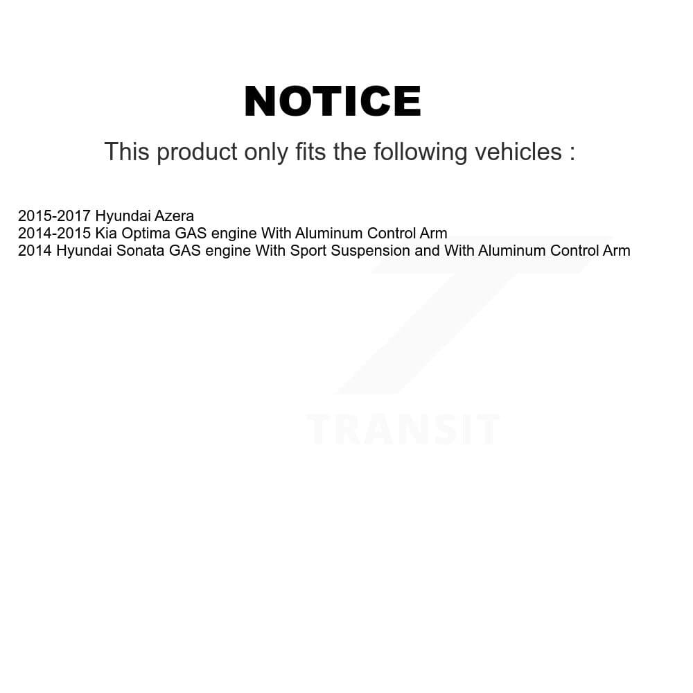 Transit Auto - K7T-103460 - Front Right Wheel Bearing Kits image 10