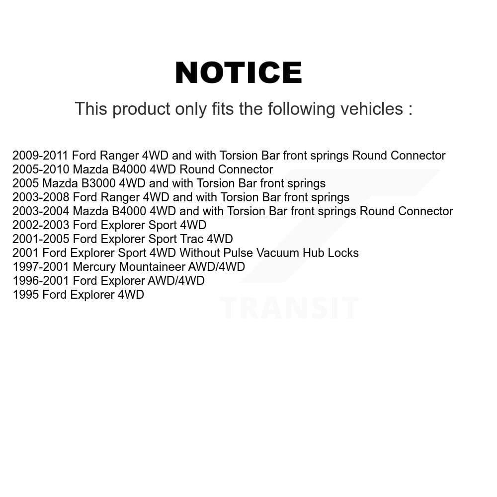 Transit Auto - K7T-103979 - Front Left Wheel Bearing and Hub Assembly Kits image 11
