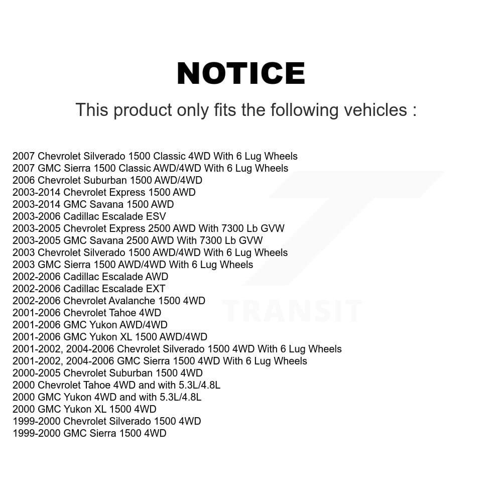Transit Auto - K7T-105513 - Front Left Wheel Bearing and Hub Assembly Kits image 11