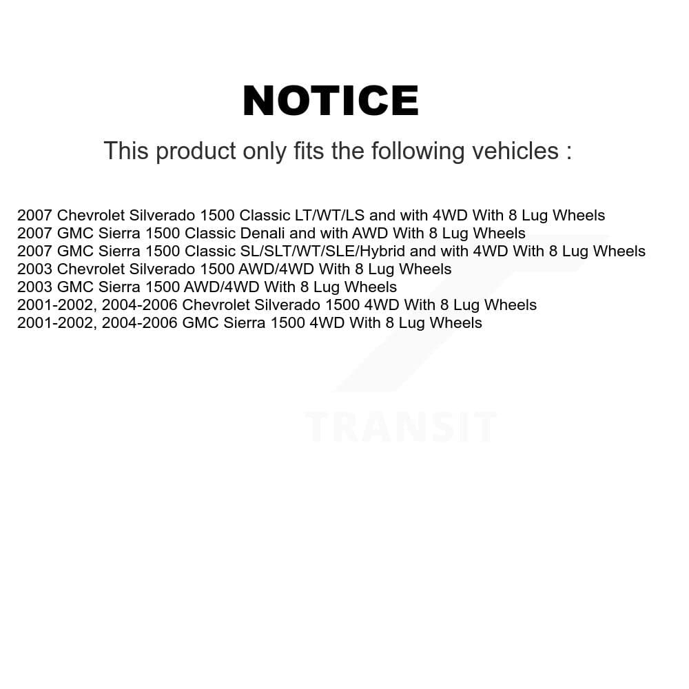 Transit Auto - K7T-105514 - Front Left Wheel Bearing and Hub Assembly Kits image 11
