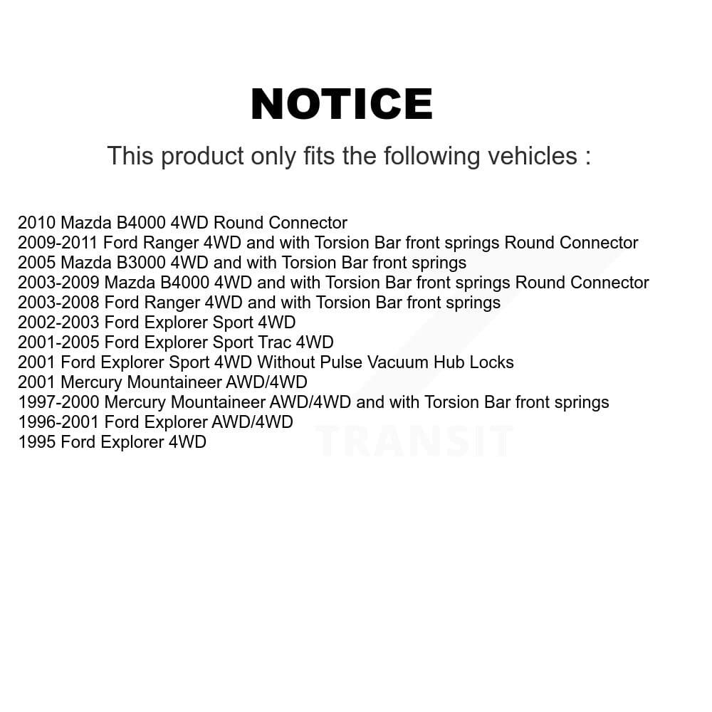 Transit Auto - K7T-105527 - Front Left Wheel Bearing and Hub Assembly Kits image 11