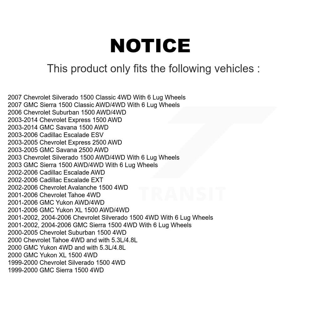 Transit Auto - K7T-105542 - Front Left Wheel Bearing and Hub Assembly Kits image 11
