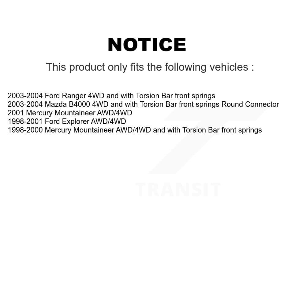 Transit Auto - K7T-105582 - Front Left Wheel Bearing and Hub Assembly Kits image 11