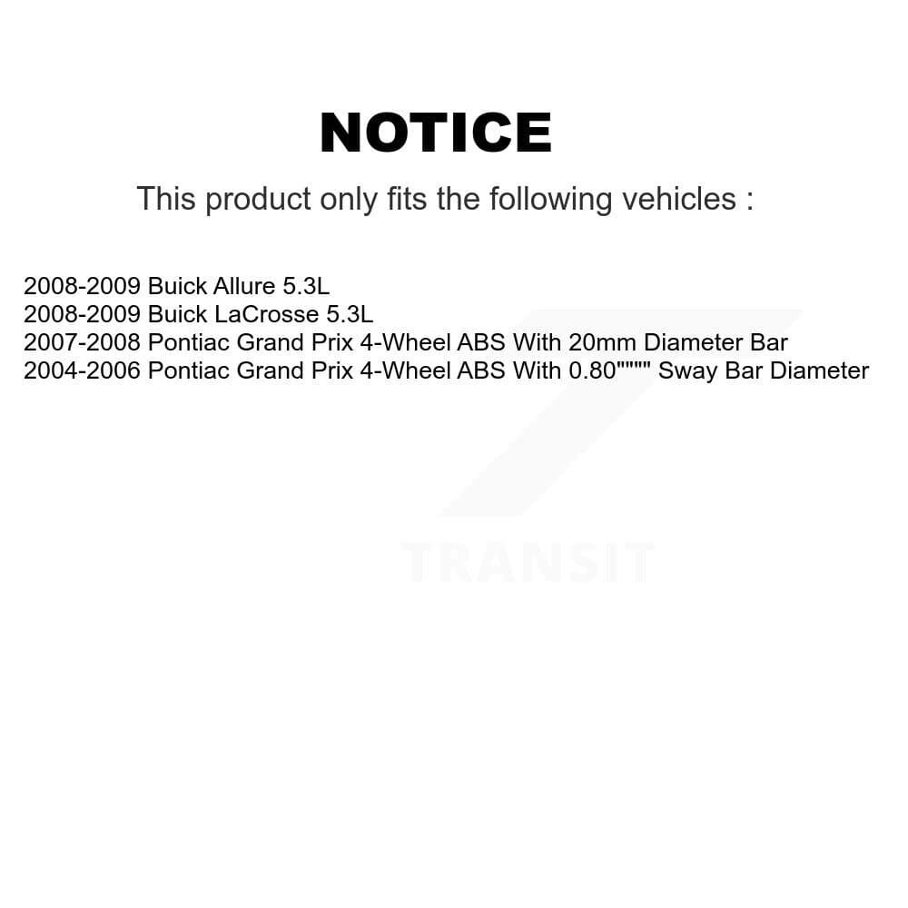 Transit Auto - K7T-106070 - Front Left Wheel Bearing and Hub Assembly Kits image 11