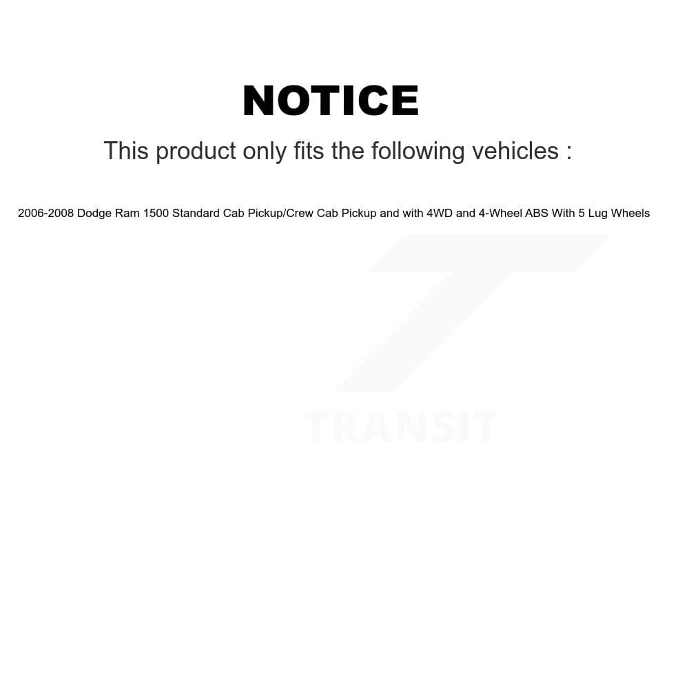 Transit Auto - K7T-107541 - Front Right Wheel Bearing and Hub Assembly Kits image 11