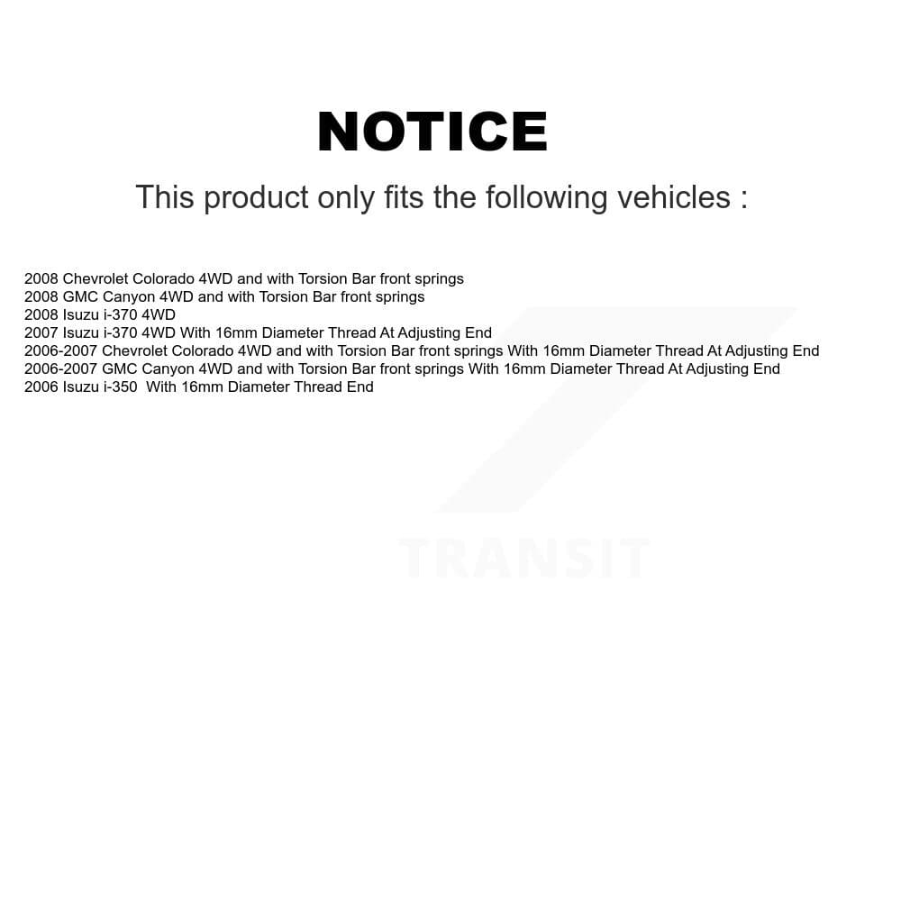 Transit Auto - K7T-107744 - Front Left Wheel Bearing and Hub Assembly Kits image 11
