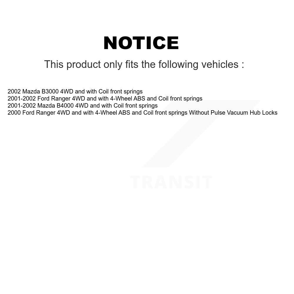 Transit Auto - K7T-110919 - Front Wheel Bearing and Hub Assembly Kits image 11