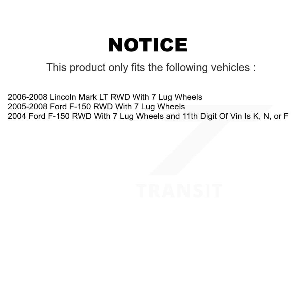 CMX - K8-100036 - Front Disc Brake Rotor and Hub Assembly Kits image 13