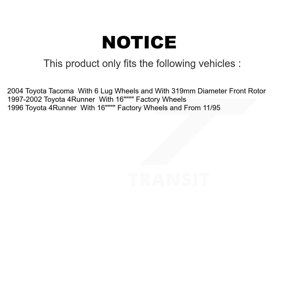 CMX - K8-100291 - Front Disc Brake Rotor Kits image 13