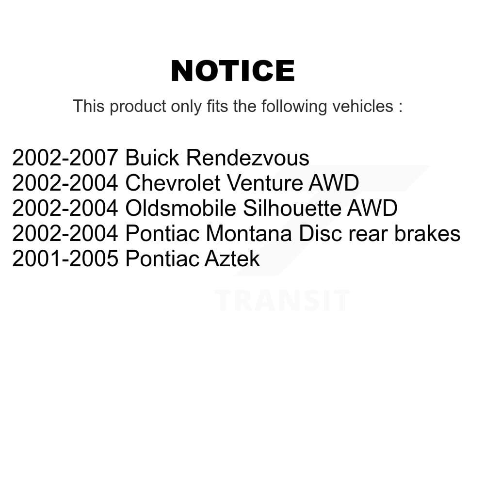 CMX - K8-100579 - Rear Disc Brake Rotor Kits image 13