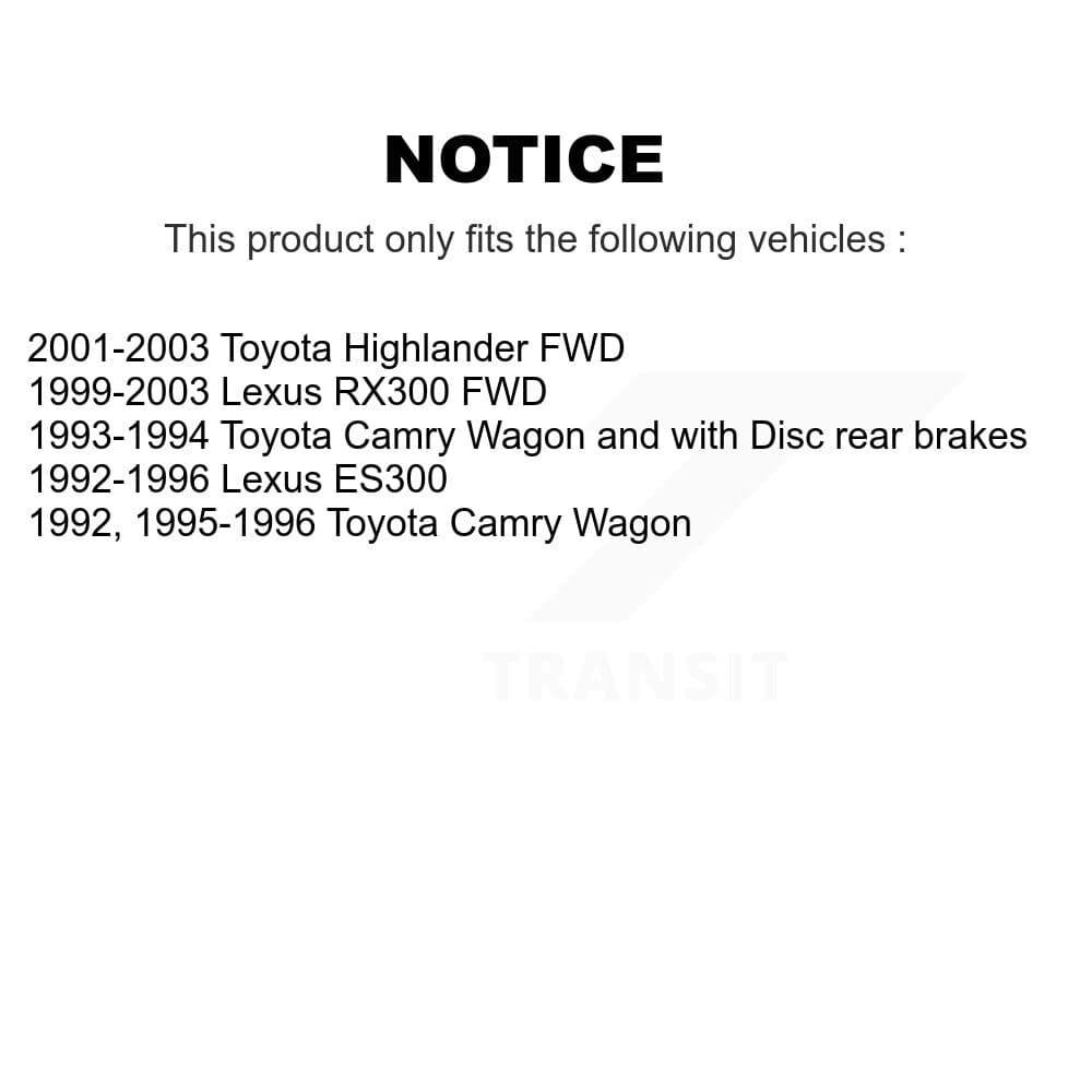 CMX - K8-100733 - Rear Disc Brake Rotor Kits image 13
