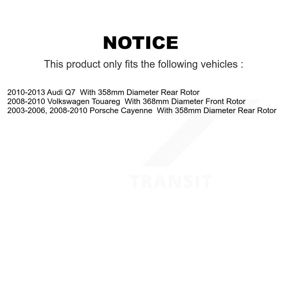 CMX - K8-100880 - Rear Disc Brake Rotor Kits image 13