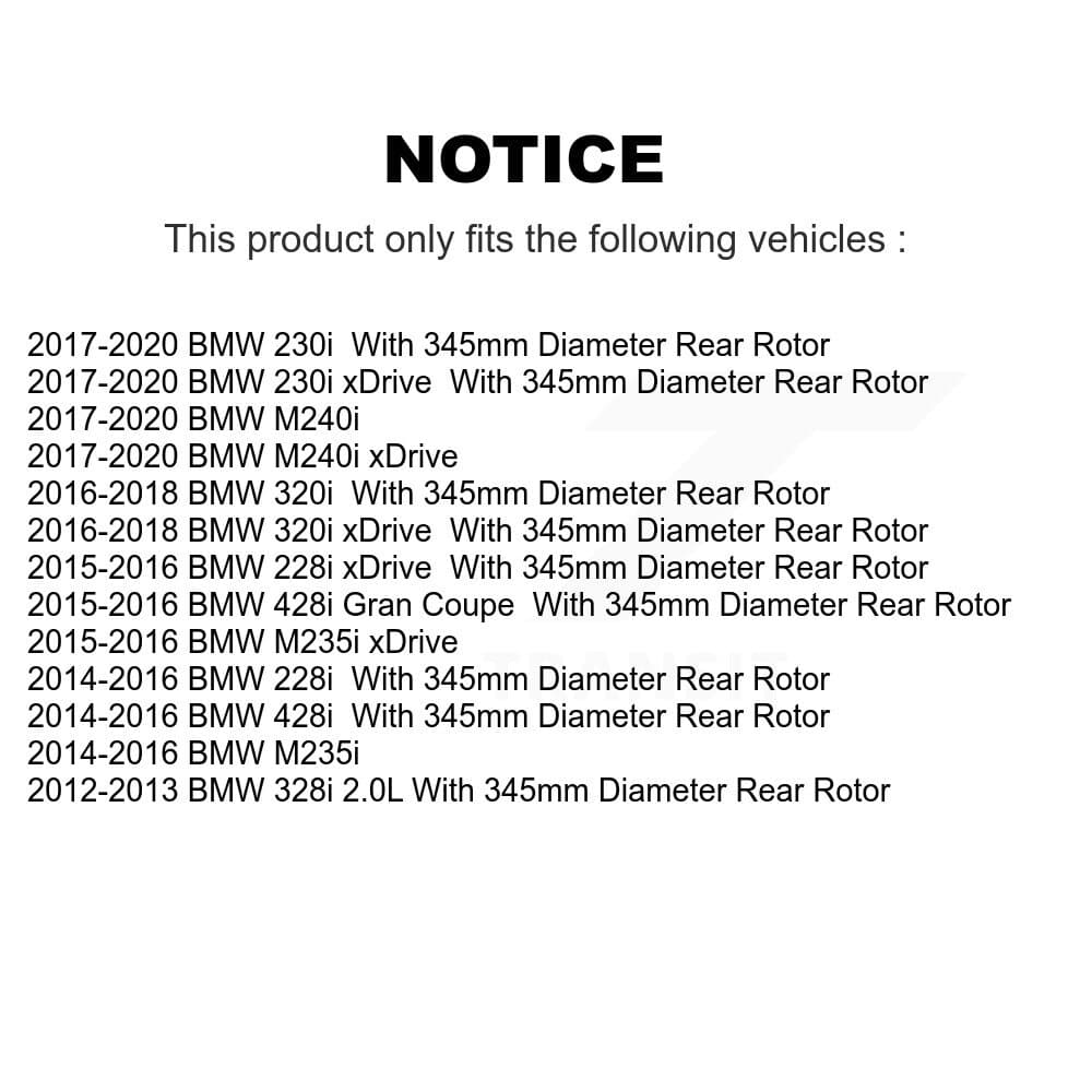 CMX - K8-100962 - Rear Disc Brake Rotor Kits image 13