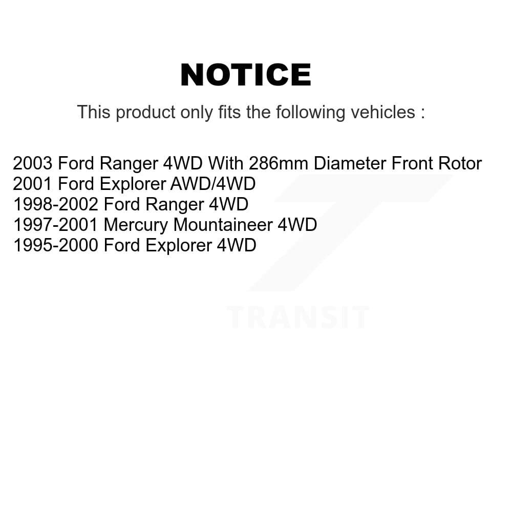 CMX - K8-101078 - Front and Rear Disc Brake Rotor Kits image 13