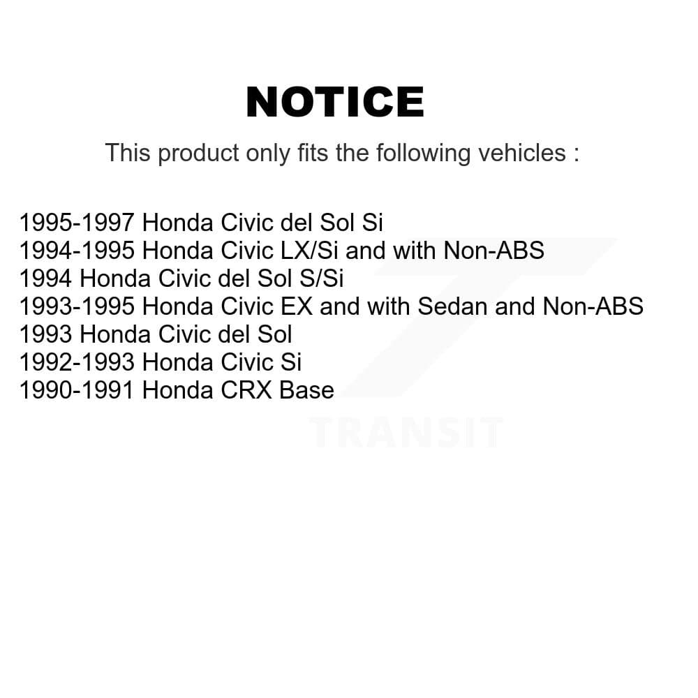 CMX - K8-101236 - Front and Rear Disc Brake Rotor Kits image 13