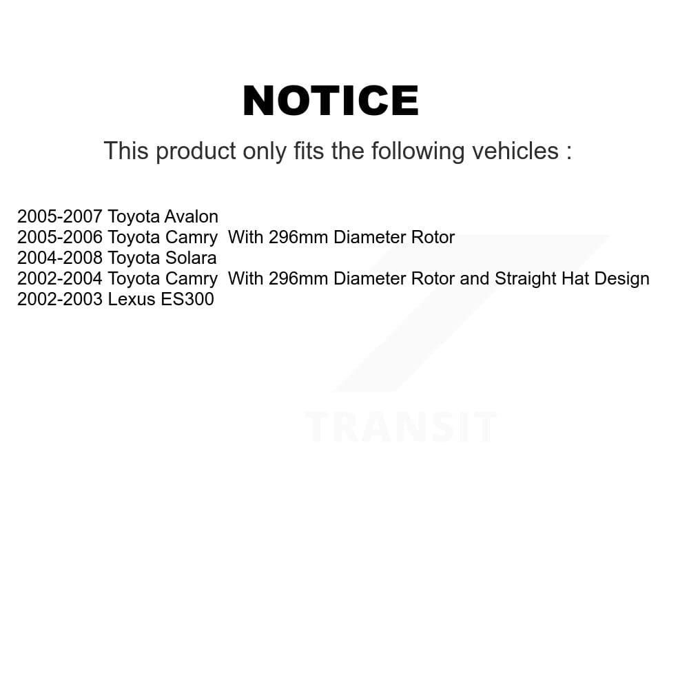CMX - K8-101328 - Front and Rear Disc Brake Rotor Kits image 13