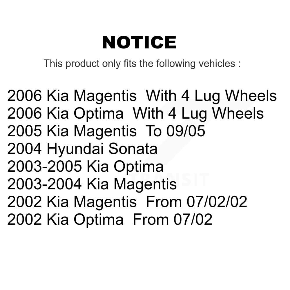 CMX - K8-101397 - Front and Rear Disc Brake Rotor Kits image 13