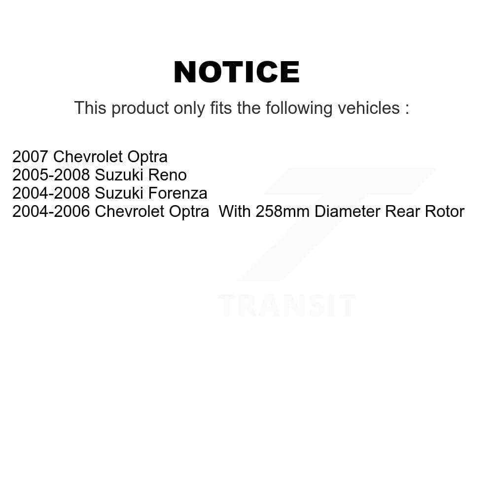 CMX - K8-101399 - Front and Rear Disc Brake Rotor Kits image 13