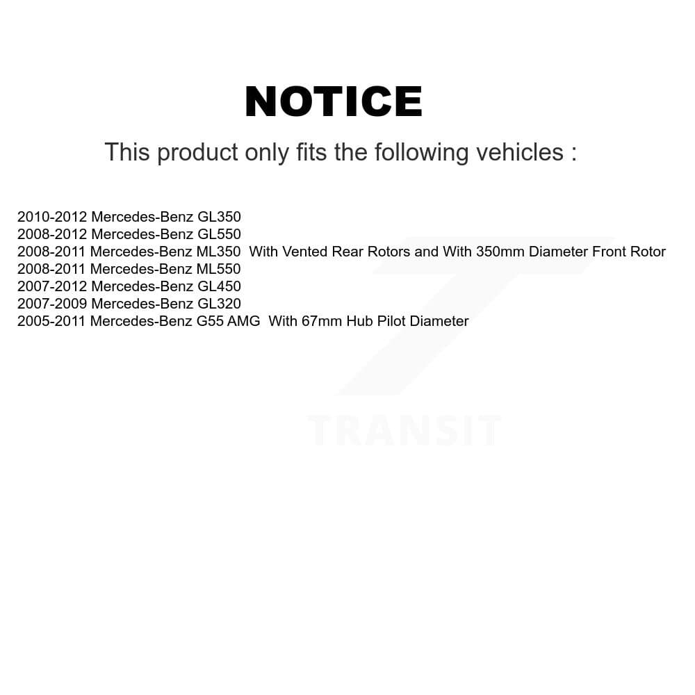 CMX - K8-101434 - Front and Rear Disc Brake Rotor Kits image 13