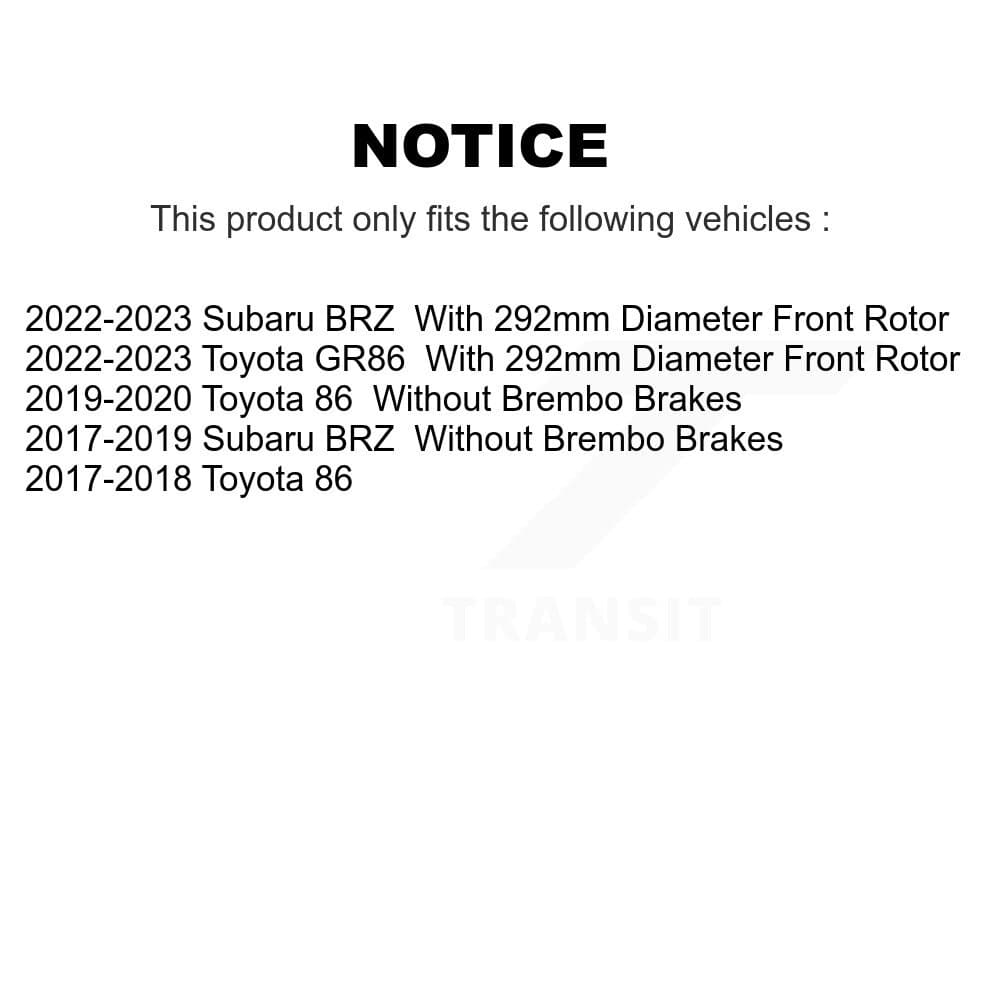 CMX - K8-101690 - Front and Rear Disc Brake Rotor Kits image 13