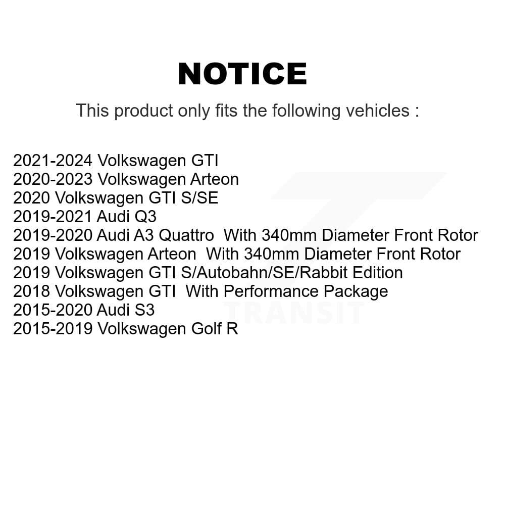 CMX - K8-101709 - Front and Rear Disc Brake Rotor Kits image 13