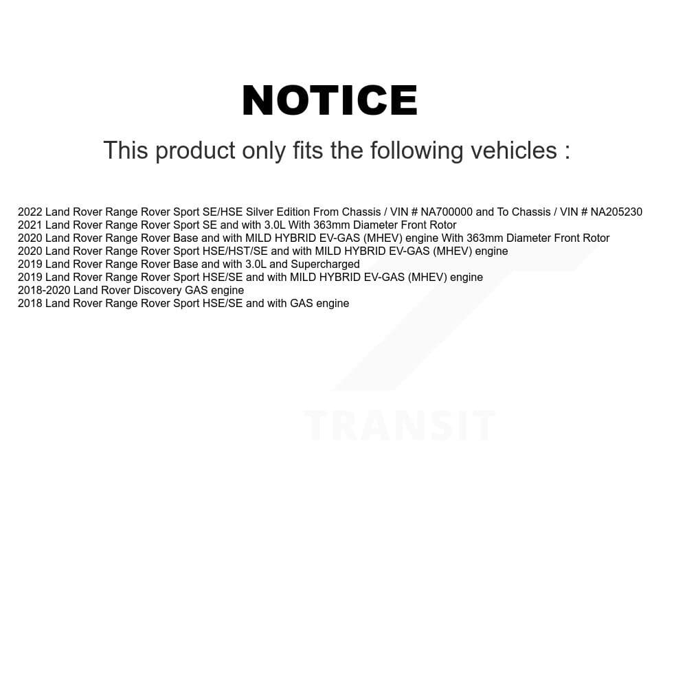 CMX - K8-101733 - Front and Rear Disc Brake Rotor Kits image 13