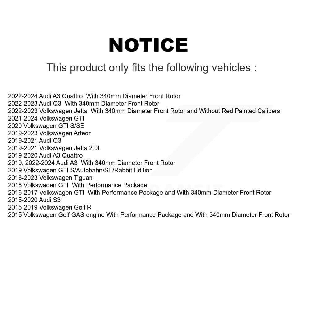 CMX - K8-101757 - Front Disc Brake Rotor Kits image 13