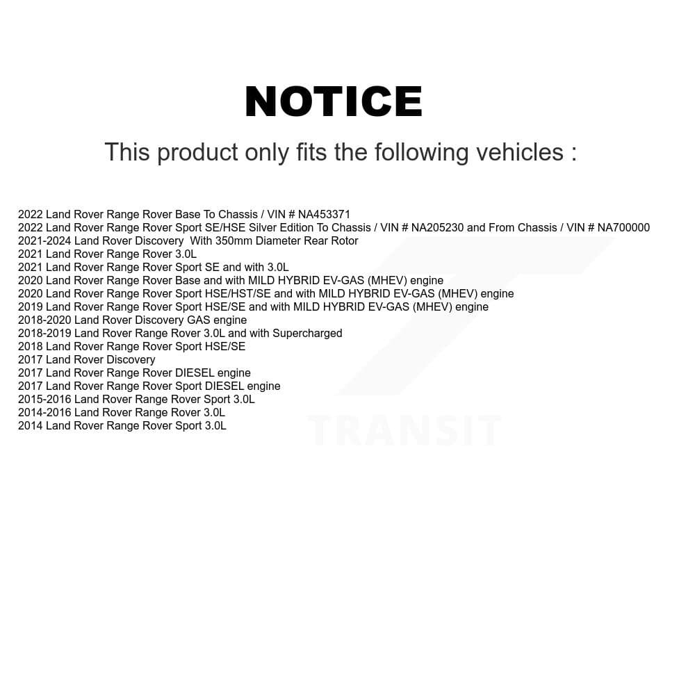 CMX - K8-101790 - Rear Disc Brake Rotor Kits image 13