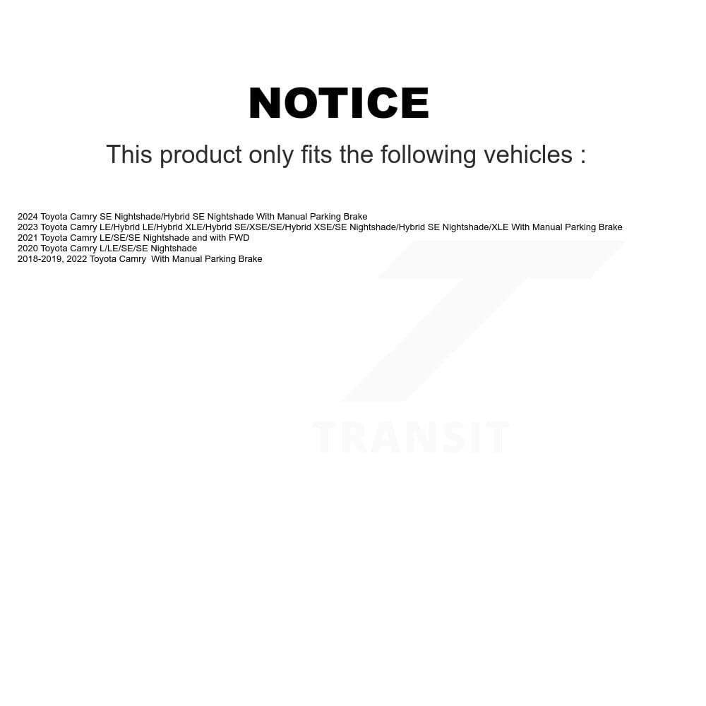 CMX - K8-101795 - Rear Disc Brake Rotor Kits image 13