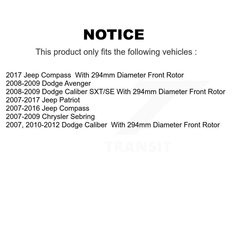 CMX - K8-101996 - Front and Rear Disc Brake Rotor Kits image 19