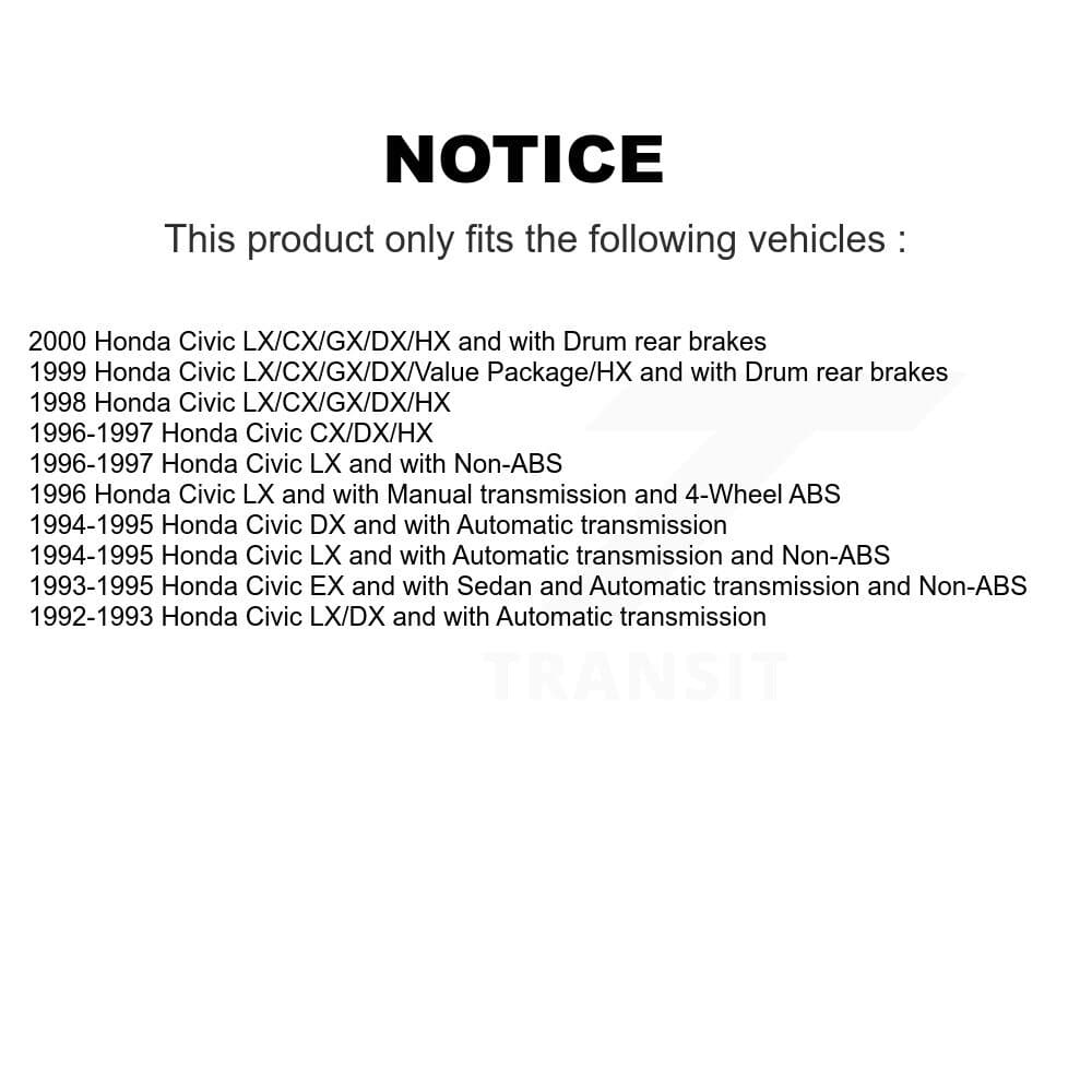 CMX - K8-102001 - Front and Rear Disc Brake Rotor Kits image 19