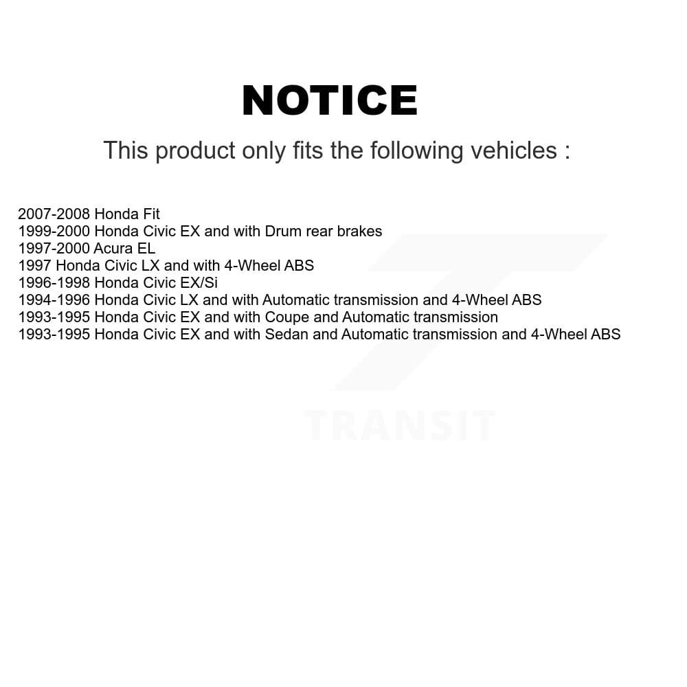 CMX - K8-102003 - Front and Rear Disc Brake Rotor Kits image 19