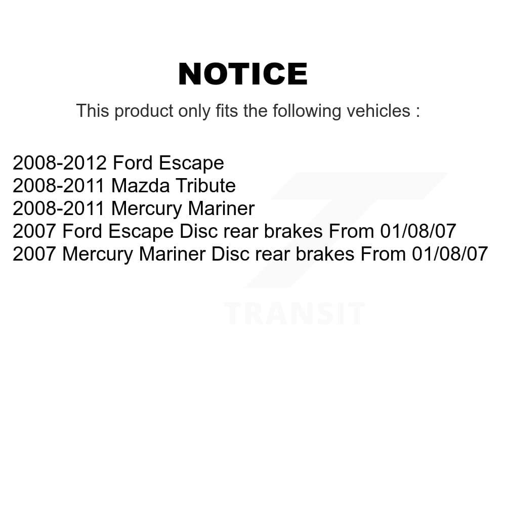 CMX - K8-102004 - Front and Rear Disc Brake Rotor Kits image 19